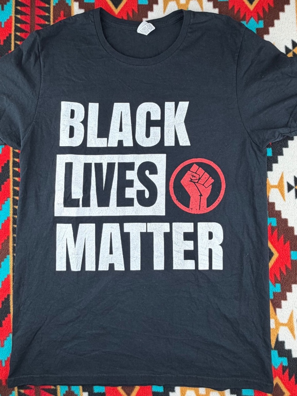 Black Lives Matter I Can’t Breathe George Floyd Justice Protest T Shirt M
